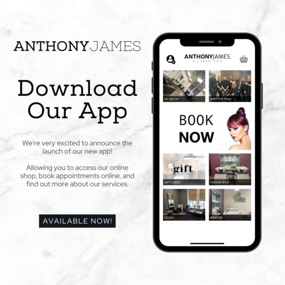 Anthony James Hair Salon Booking App