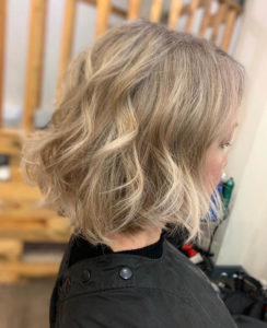 balayage at anthony james hairdressing salon in halifax