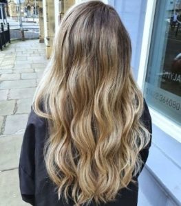 Blonde Balayage Anthony James Hair Salon in Halifax