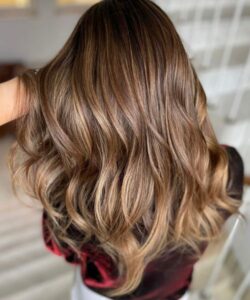 caramel hair colours